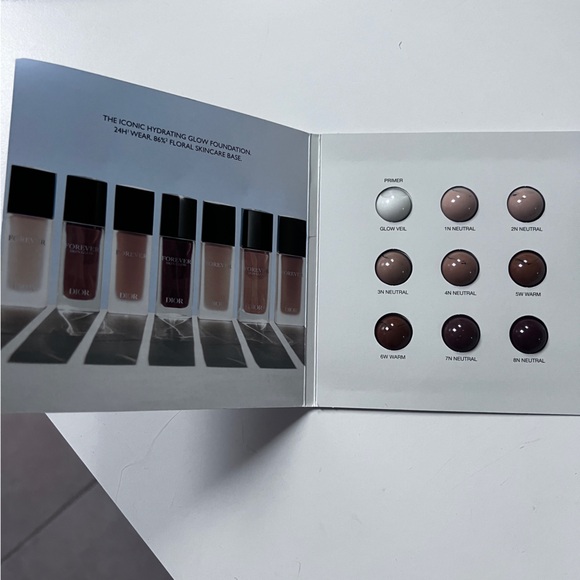 Dior forever makeup sample of foundation / primer on a card. MUST BUNDLE! Nee - Picture 2 of 5